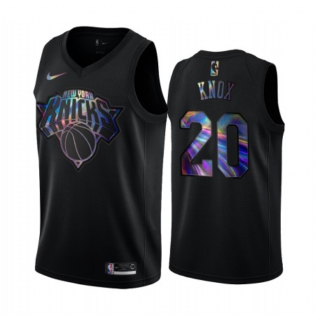 Maillot Homme New York Knicks Kevin Knox 20 Iridescent HWC Collection Swingman